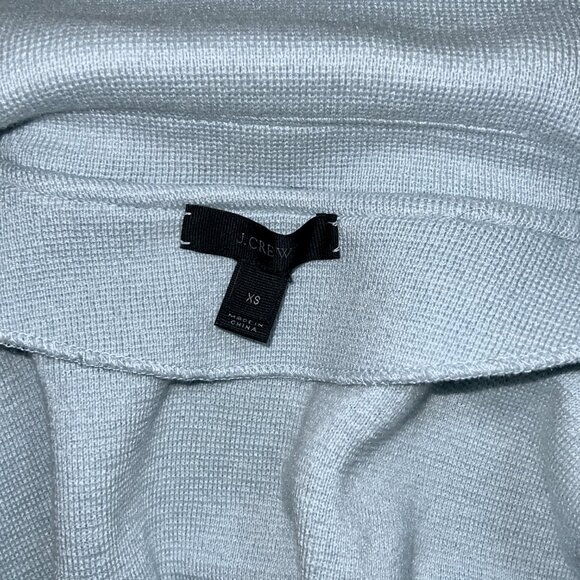 J.Crew Sophie open Front Sweater Blazer Light Blue - Picture 3 of 7